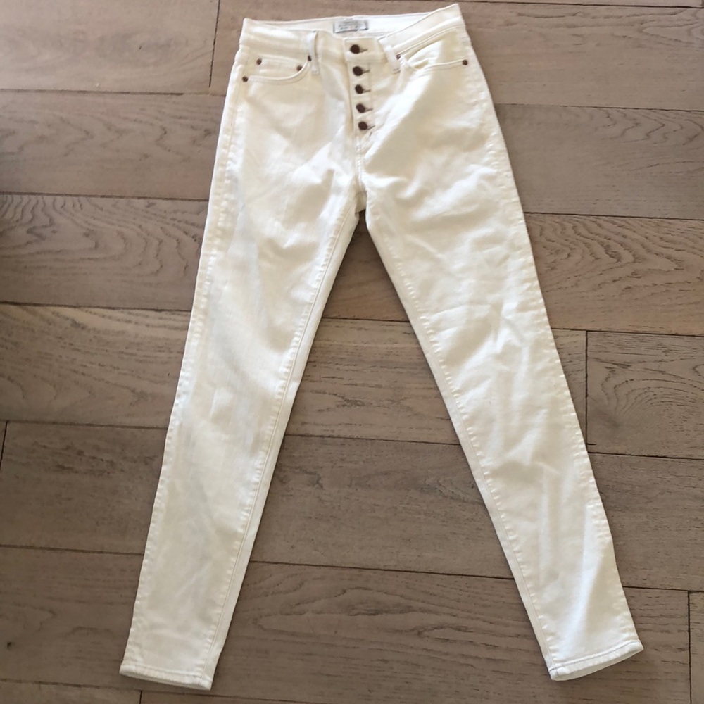 Principle cream colored skinny jeans. New from Sundance!